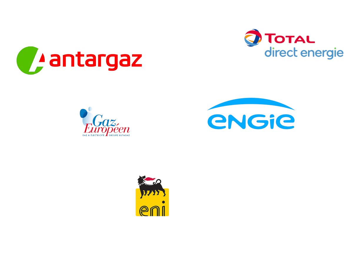 Logo de fournisseurs de gaz